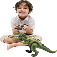 New Remote Control Dinosaur LED Light Dinosaur Walking And Roaring Realistic Action Figure Toy For Kids Gifts 1