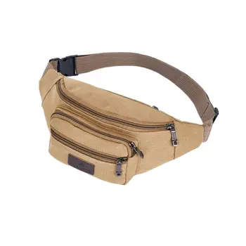 

New Fashion Bags Suit Many Occasion Men's Canvas Sports Shoulder Bag Wallet Travel Waist Hip Pack Lot Purse Hot