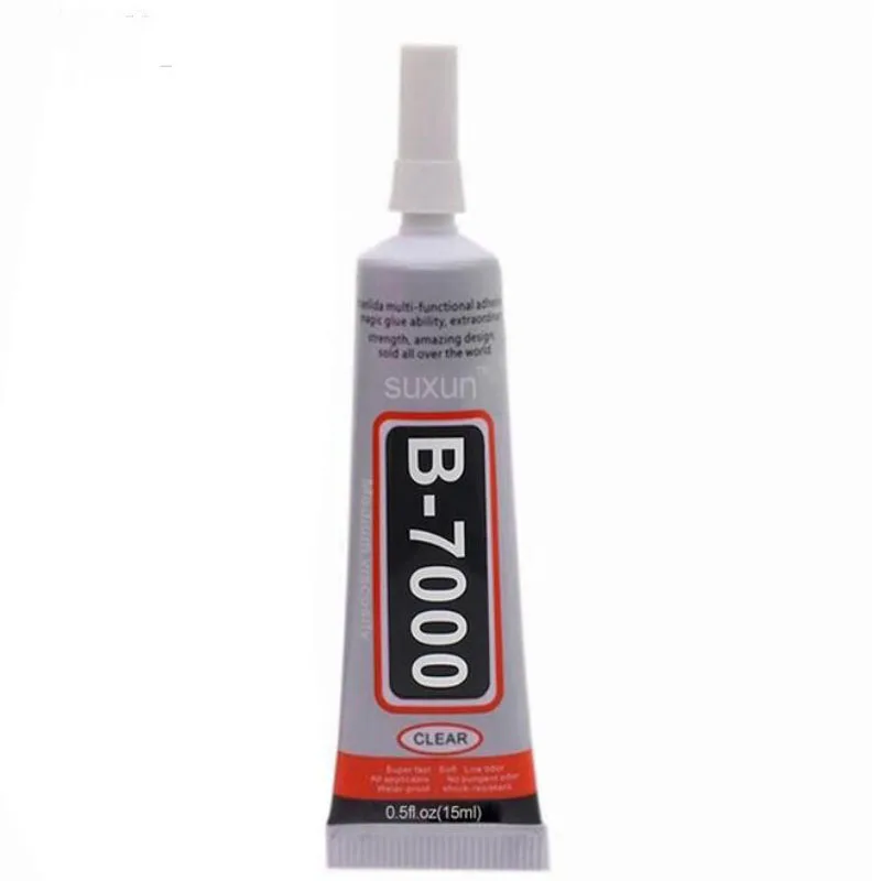 

1pc B7000 15ml Best Multi Purpose Glue Adhesive Epoxy Resin DIY Crafts Glass Touch Screen Cell Phone Super Glue B7000 Nail Gel
