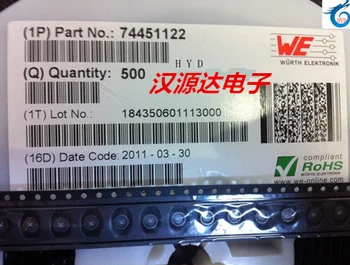 

74451122 22UH 0.7A 6.6X4.45X2.9MM Code K SMD shielded power inductor