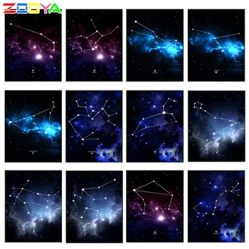 

3D Diy Full Drill Diamond Painting Cartoon Diamond Embroidery Painting Constellation Stickers 5D Diamond Mosaic Paintings 4JM055