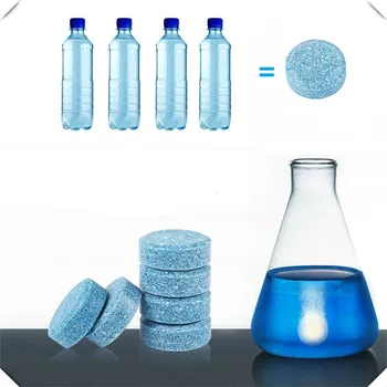 

10pcs Car Solid Cleaner Effervescent Tablets Spray for GMC Mahindra Hino Lincoln Cadillac Acura Tata Motors