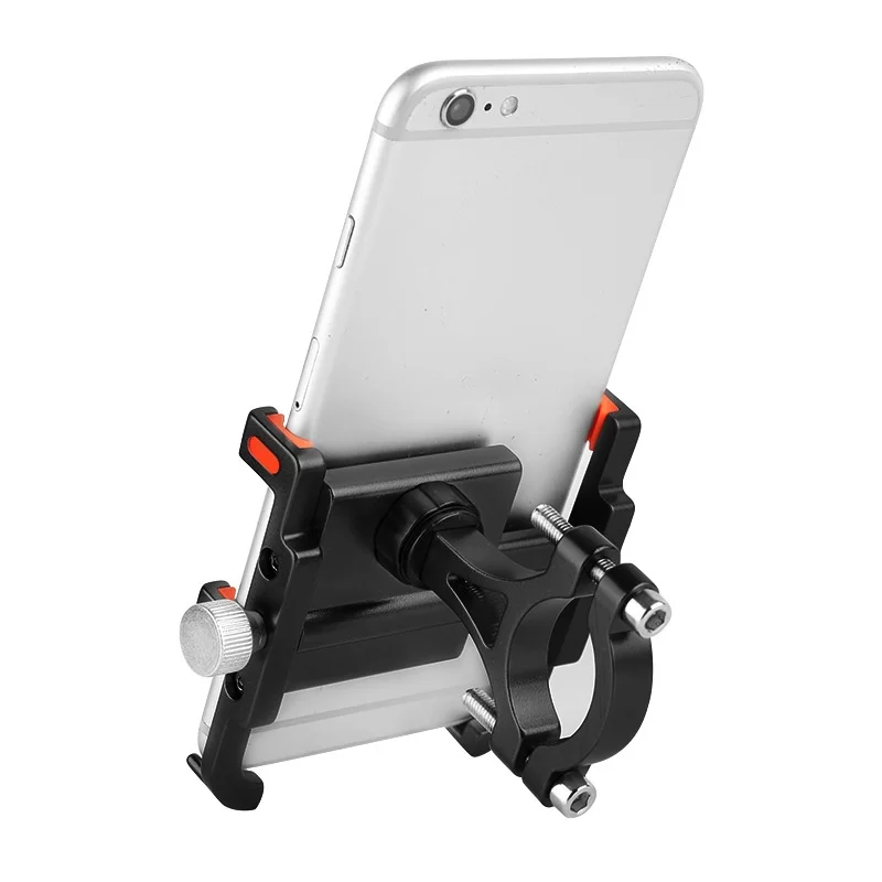  Aluminium Legierung Fahrrad Telefon Halter Universal Handy Rack Anti-slip Bike Lenker Clip Stehen G
