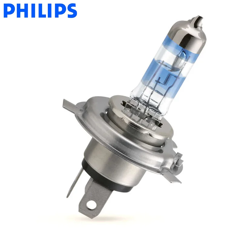 Philips H4 Racing Vision+ 150% 9003 12V более яркая Автомобильная фара Hi/lo луч галогенная лампа ралли производительность ECE 12342RV S2, пара