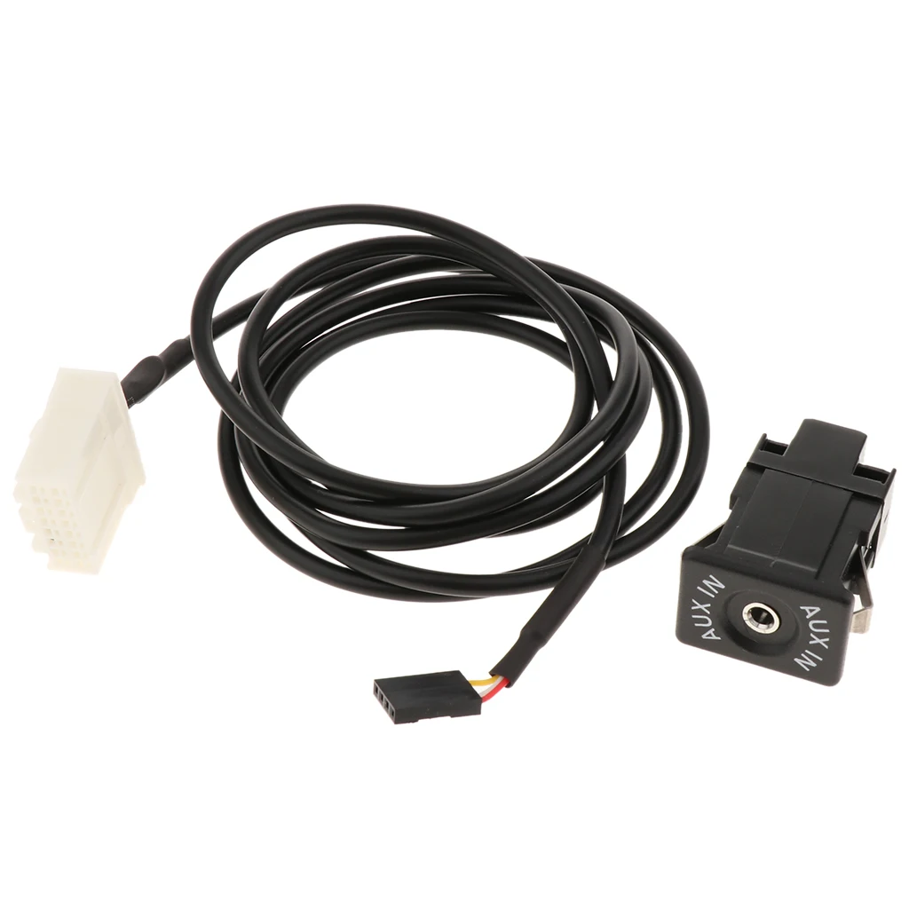 AUX Auxiliary Cable Socket Set Input Adapt For Mazda 2 3 5 6 Miata