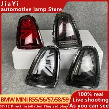 Montagem da lâmpada de cauda para mini r56 r57 r58 r59 led luz da cauda sinal de giro luz de freio luz reversa