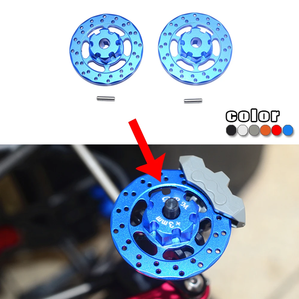 

1 пара металлических колес Суппорт тормозной диск суппорт широкий адаптер #8569/8568 для 1/7 UDR неограниченный пустынный гонщик 85076-4