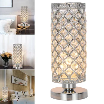 

Crystal Table Lamp Modern Design Decorative Desk Lamp Night Lamp for Bedroom Living Room Kitchen Dining Room TN88