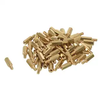 

50 Pcs M3 Male x M3 Female 11mm Length Brass Screw Thread PCB Stand-off Spacers