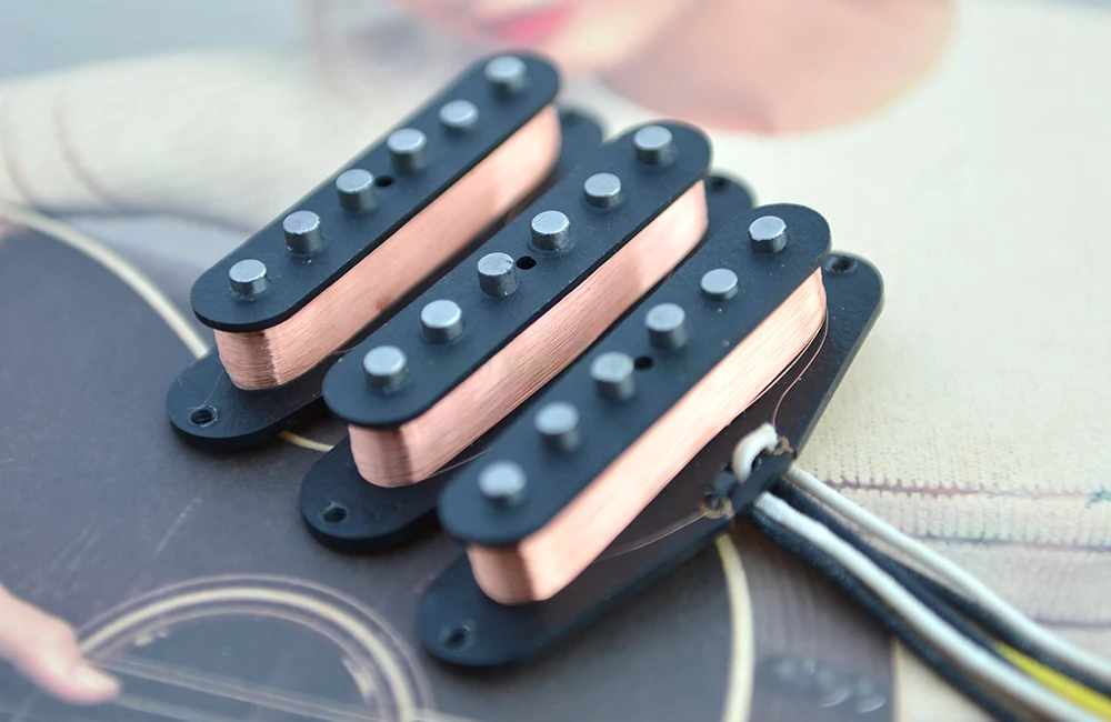 guitarra captador mão ferida para fende st guitarra