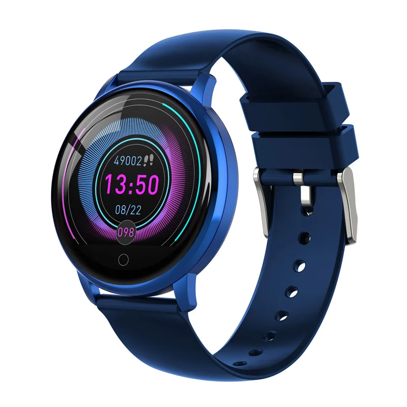 E38 Smart Watch Waterproof Sport Band Blood Pressure Heart Rate Monitor 1.22 Smartwatch Men Women Steel Bracelet for IOS Android