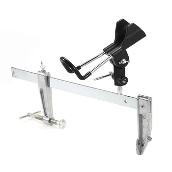 

Fishing Support Rod Holder Heavy Duty Metal Universal Clamp-On Boat Deck Mount Fishing Pole Rod Holder