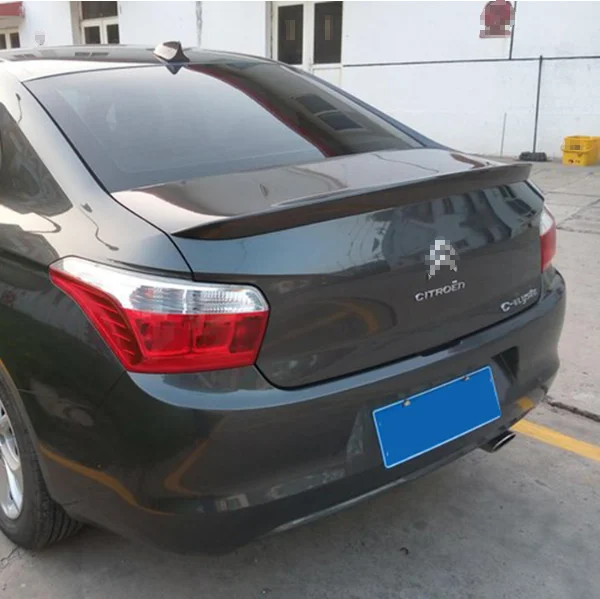 For Citroen C Elysee Spoiler 2014 2017 Abs Plastic Unpainted Color Rear Roof Spoiler Wing Trunk Lip Boot Cover Car Styling|Spoilers & Wings| - Aliexpress