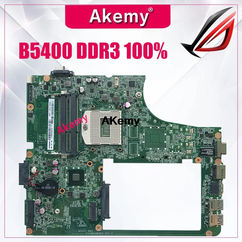 Качественная системная материнская плата подходит для lenovo B5400 материнская плата DA0BM5MB8D0 rPGA947 DDR3 протестирована ОК, продукт