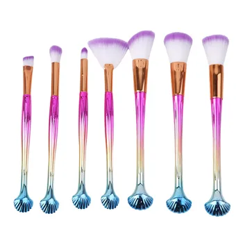 

7Pcs Unicorn Makeup Brushes Sets Maquiagem Foundation Powder Cosmetic Blush Eyeshadow Women Beauty Glitter Make Up Brush Tools