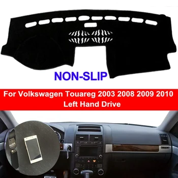 

Car Dashboard Cover Silicone Non-Slip Sun Shade Dash Mat ANti-UV Carpet DashMat For Volkswagen Touareg 2003 2008 2009 2010