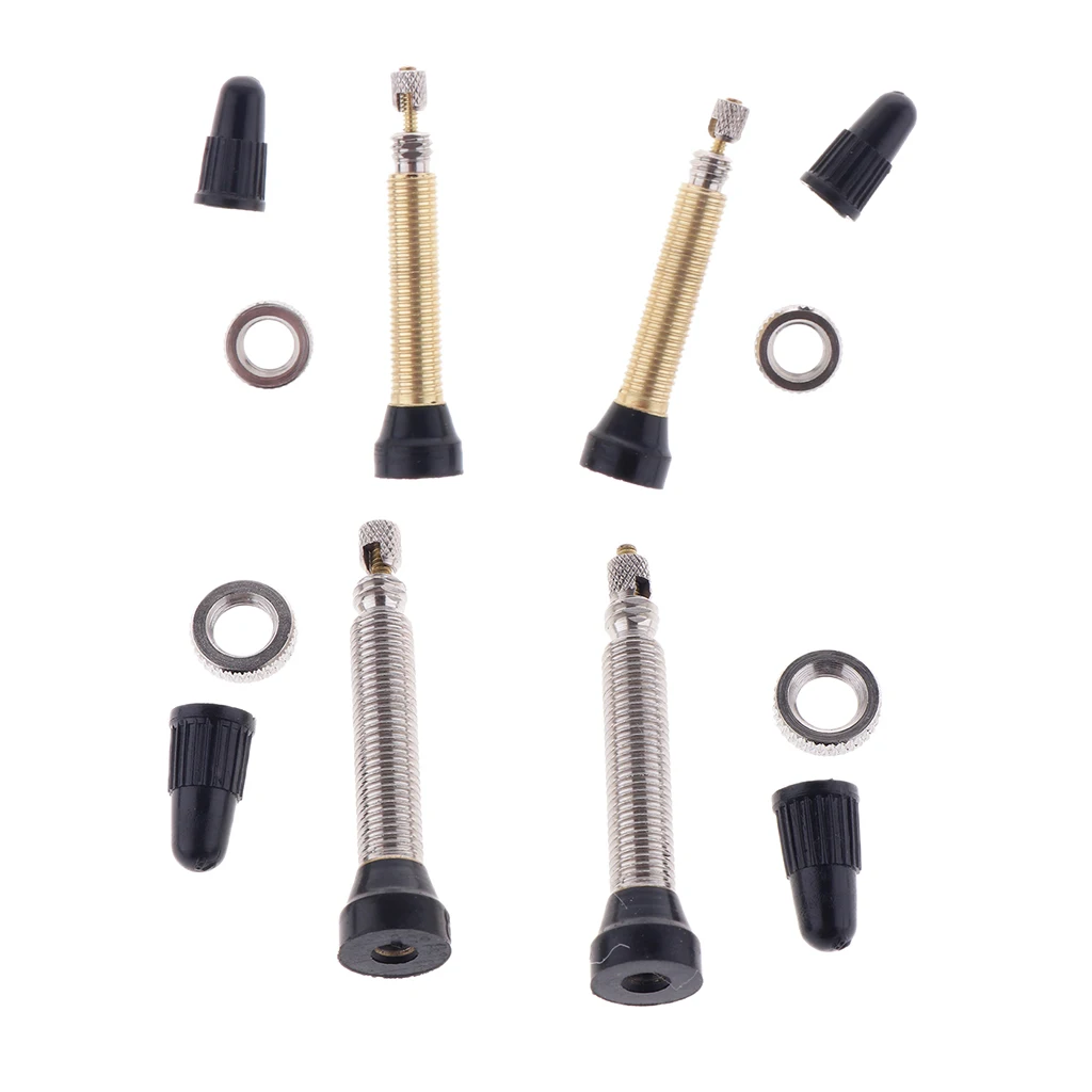 2pcs 48mm Tubeless Presta/French Valve Stem 48 Mm Mountain Road Bike