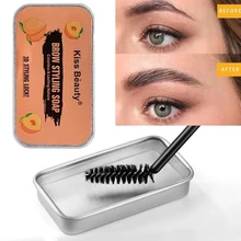 

3D Feathery Wild Brow Styling Eyebrow Styling Gel Brows Wax Sculpt Soap Waterproof Long-Lasting Easy To Wear Makeup Eyebrow 10g
