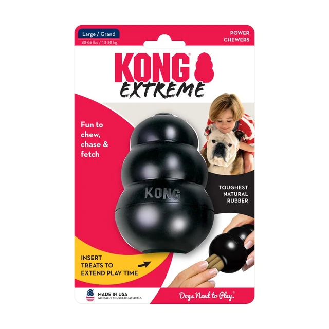  KONG - Senior Dog Toy Gentle Natural Rubber - Fun to