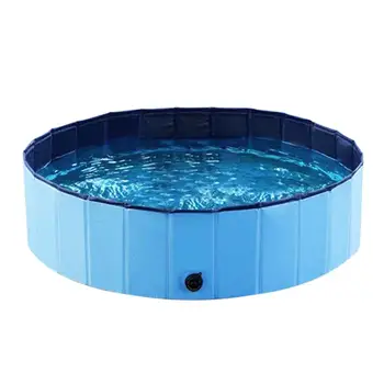 

1pc Pet Bathing Tub Swimming Pool Functional Portable Classic Endurable Foldable Swimming Pool Bathing Tub For Children Kids