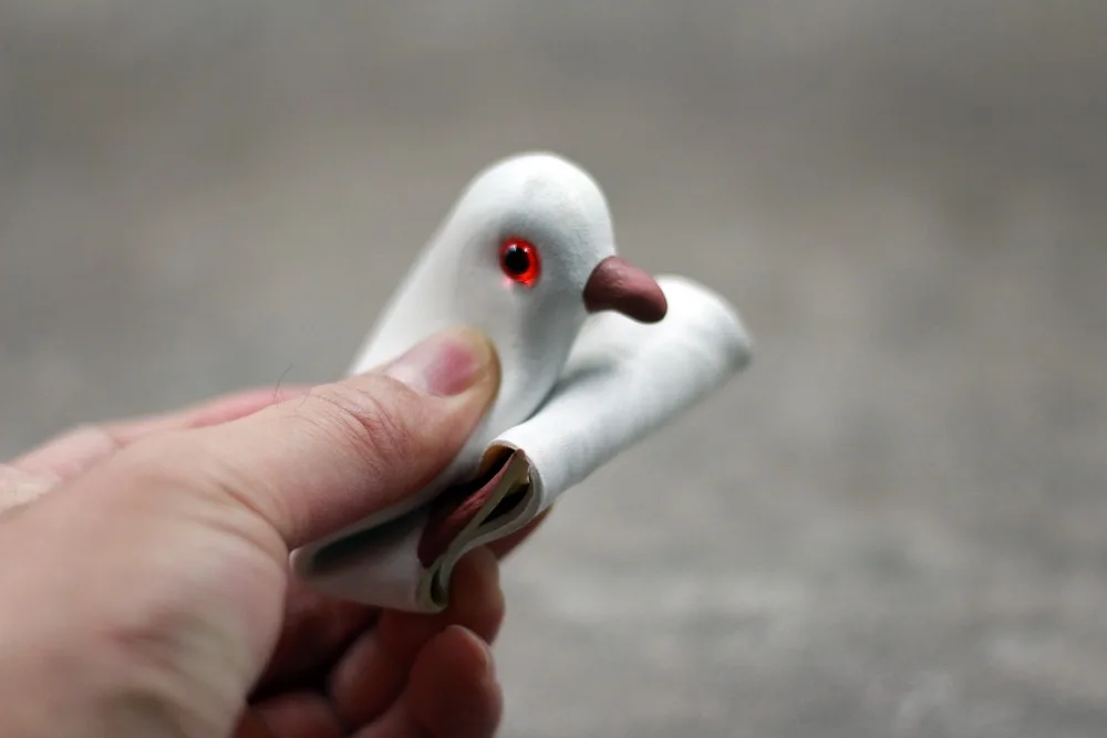 橡胶仿真鸽子 (5)