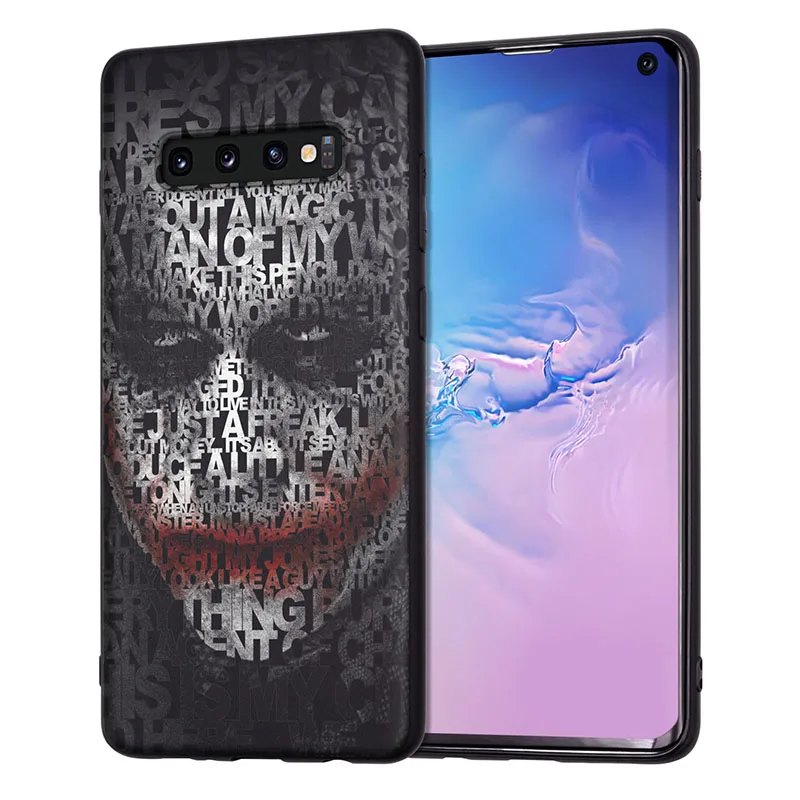 Мягкий ТПУ чехол для samsung Galaxy S8 чехол DC Joker для samsung S9 Чехол черный для samsung S7 Edge S8 S9 S10e S10 Plus чехол