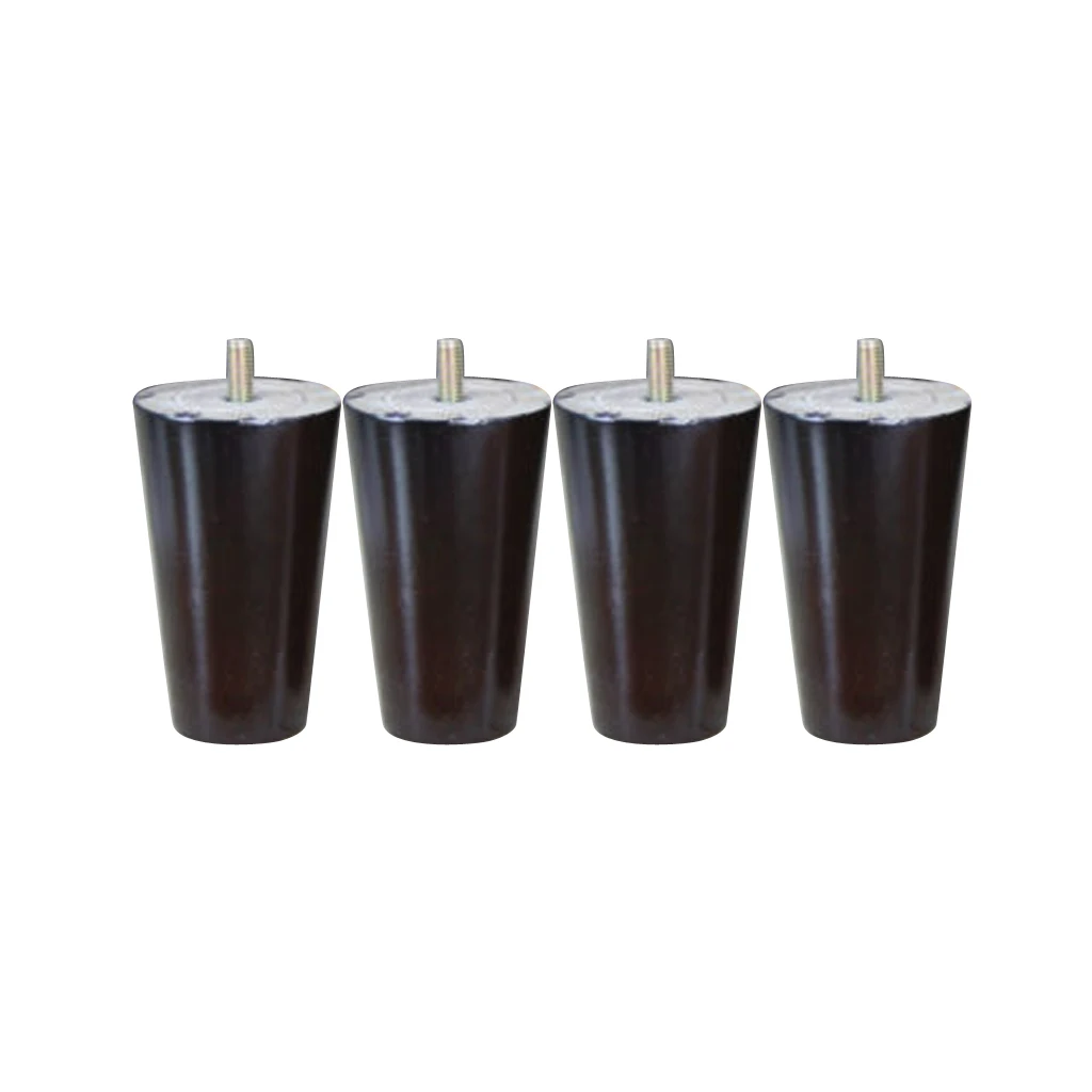 4pcs Wooden Sofa Legs Furniture Feet for Bed Table Chair Cabinet Couch Lounge Replacement Legs