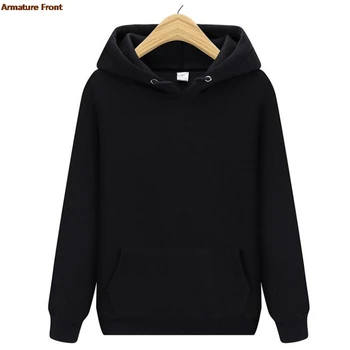

Plus Size Woman Sweatshirts Autumn 2020 Winter Coat Women Couple Hoodies Harajuku Tops Black Loose Womens Solid Color Clothing