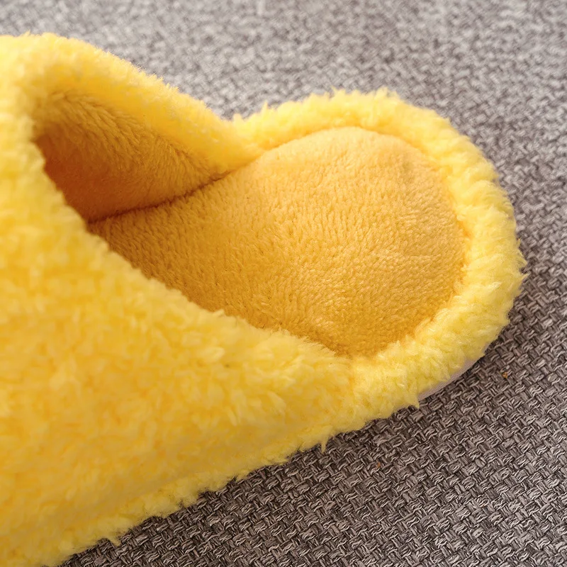 

Parent And Child Slipper Children Cotton Slippers Big Mouth Duck Cartoon Children Adult Household Warm Slipper