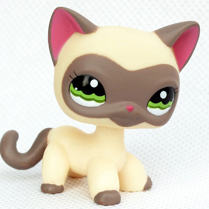1116 Лпс стоячки кошки собаки игрушки Lps кошка редкий pet shop игрушка стоит короткой шерсти Котенок Собака Такса колли спаниель great dane старая оригинальная Коллекционная фигурка - Цвет: 1116