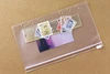 10Pcs Clear Plastic bags A5 A6 A7 Size Zipper Binder Pockets Pouched For Ring Notebook Binder 4