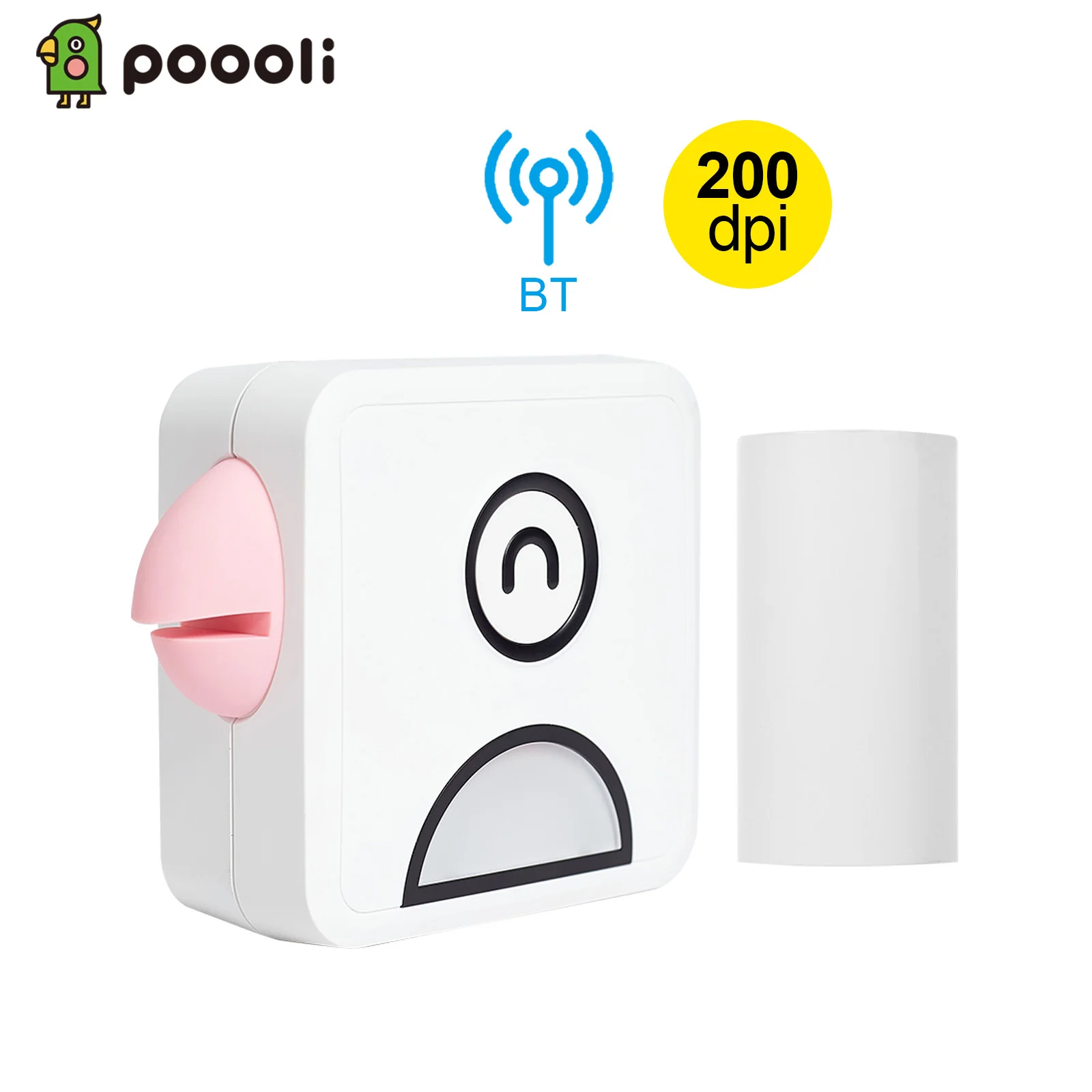 Poooli L1 Pocket Photo Thermal Printer 200dpi 58mm Wireless BT Memo Lists Printer  for Printing Labels Photos Making Journals small photo printer for iphone Printers