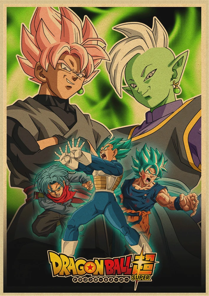Dragon Ball японского аниме фильм винтажные плакаты хорошего качества печатный плакат на стену в стиле ретро комнаты декоративная живопись дома