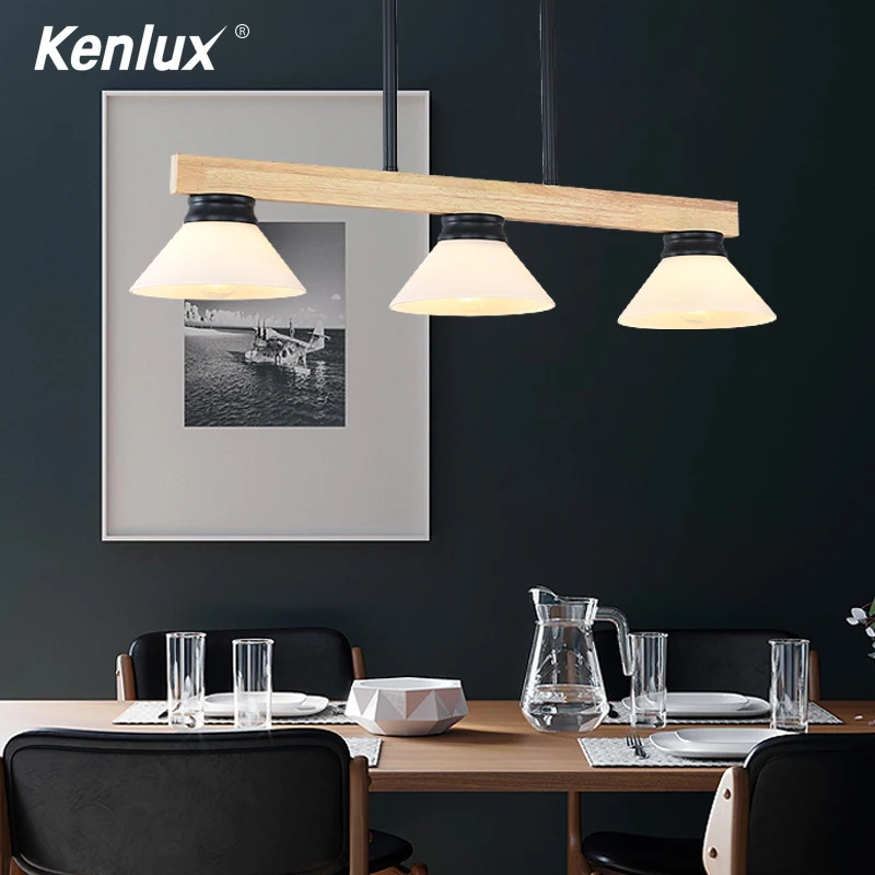 Современные светодиодсветодиодный подвесные светильники Kenlux с металлическим
