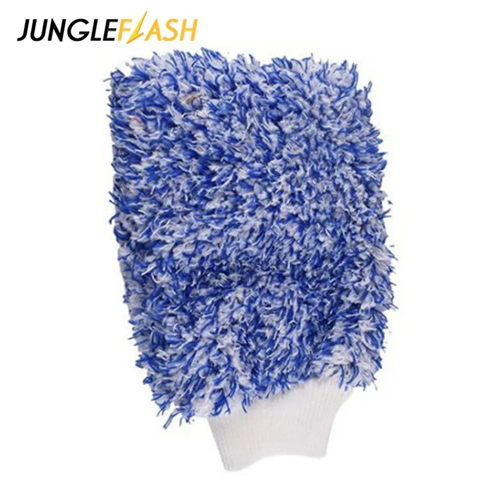 JUNGLEFLASH мягкая перчатка с высокой плотностью ткань для автомойки очень