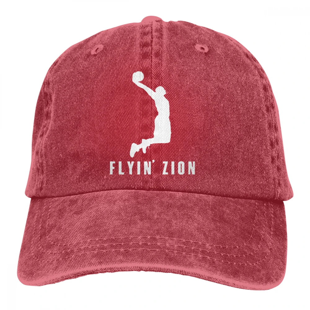 Flyin' Zion Dunk Casquette черные унисекс Мужские Женские джинсовые бейсболка с ремешком кепки Регулируемая шляпа для гольфа папа