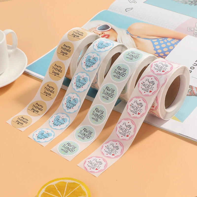 

500pcs Christmas Gift Decoration Sticker/Reward Stickers For Package Stationery Stickers Festival Happy Decorations Seal Labels
