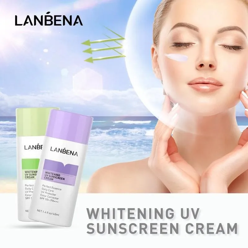 40ml UV Sun Protection Whitening Cream Face Sunscreen SPF50 Body Solar Lotion Moisturizing Daily Skin Care |