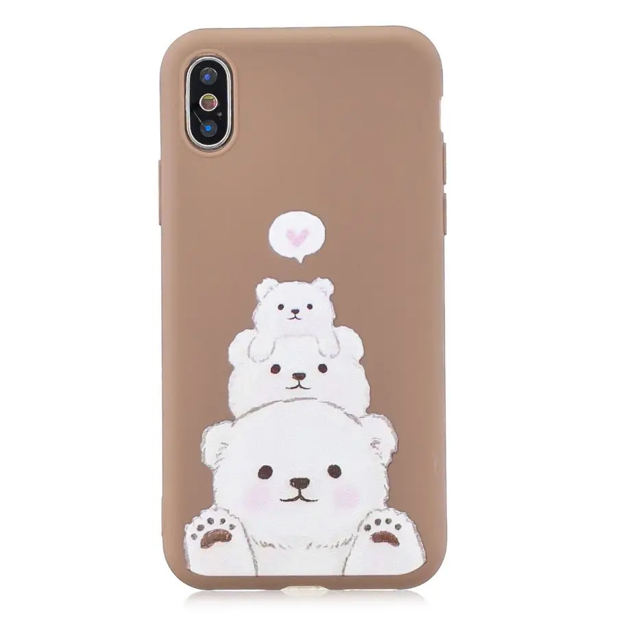 3D мультфильм силиконовый держатель чехол для iPhone 11 Pro Max X XR XS Max чехол для iPhone 7 8 5 5S 6 6S Plus мягкая подставка чехол для телефона - Цвет: B2