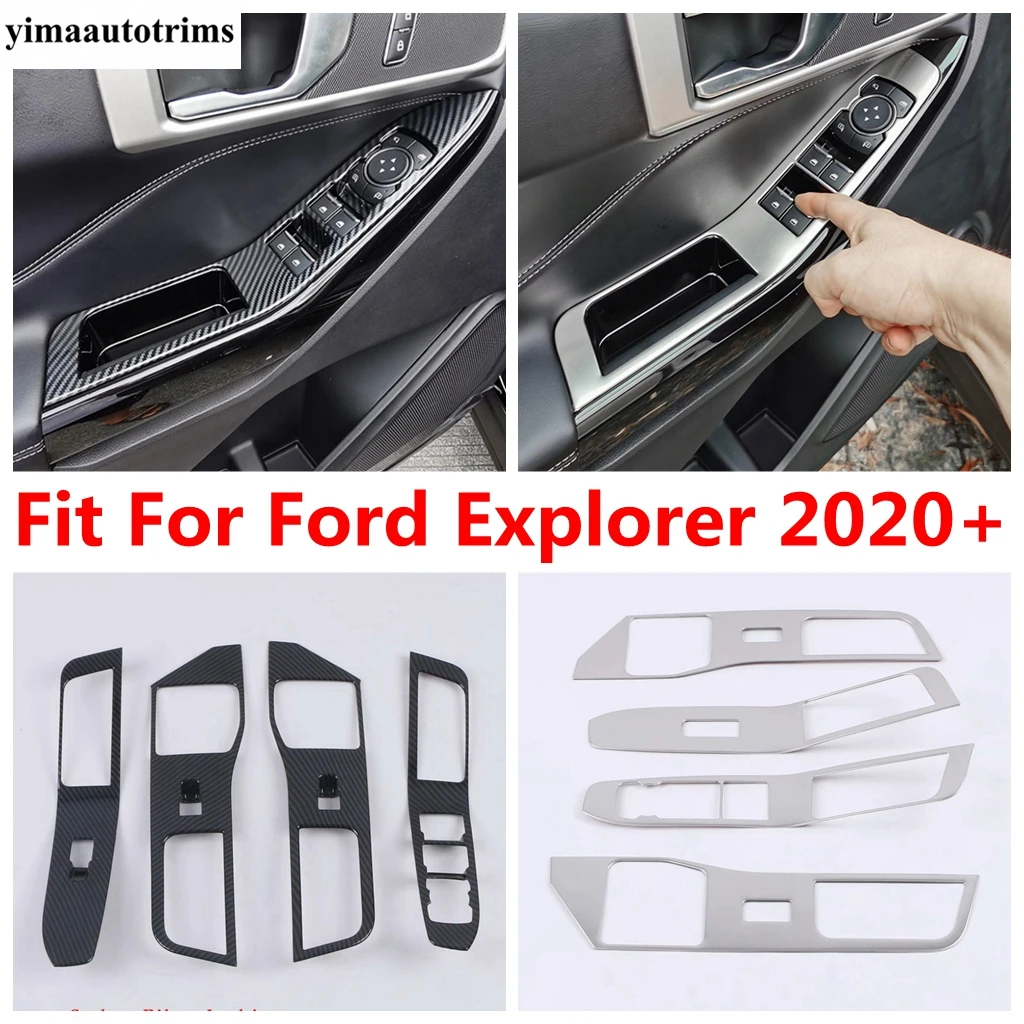 

Внутренняя дверная ручка, подлокотник с объемным окном, кнопка подъема, Защитная панель управления, Накладка для Ford Explorer 2020 2021 2022