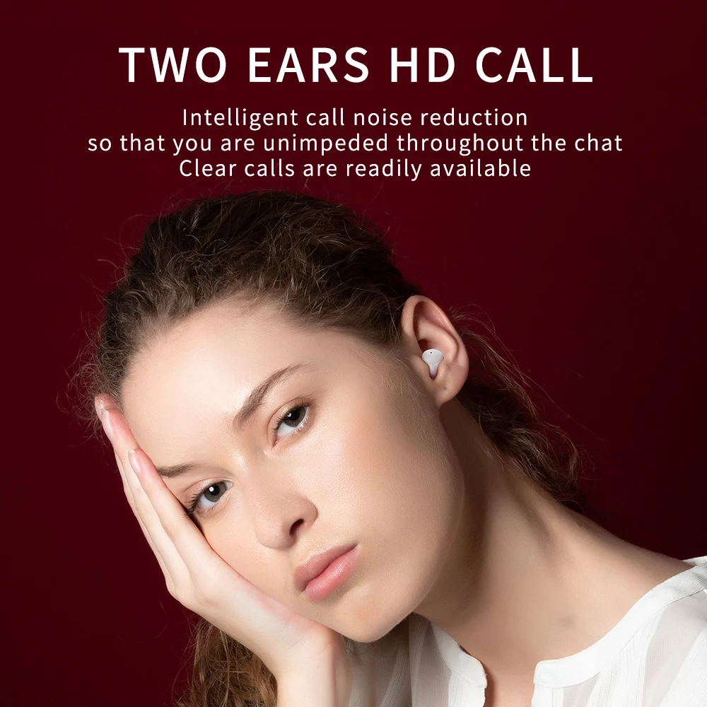 TWS-9 Bluetooth 5.0 Wireless Car Earbuds Mini Binaural Earphone Touch TWS Bluetooth Headset For all Smart phone/Notebook/tablet