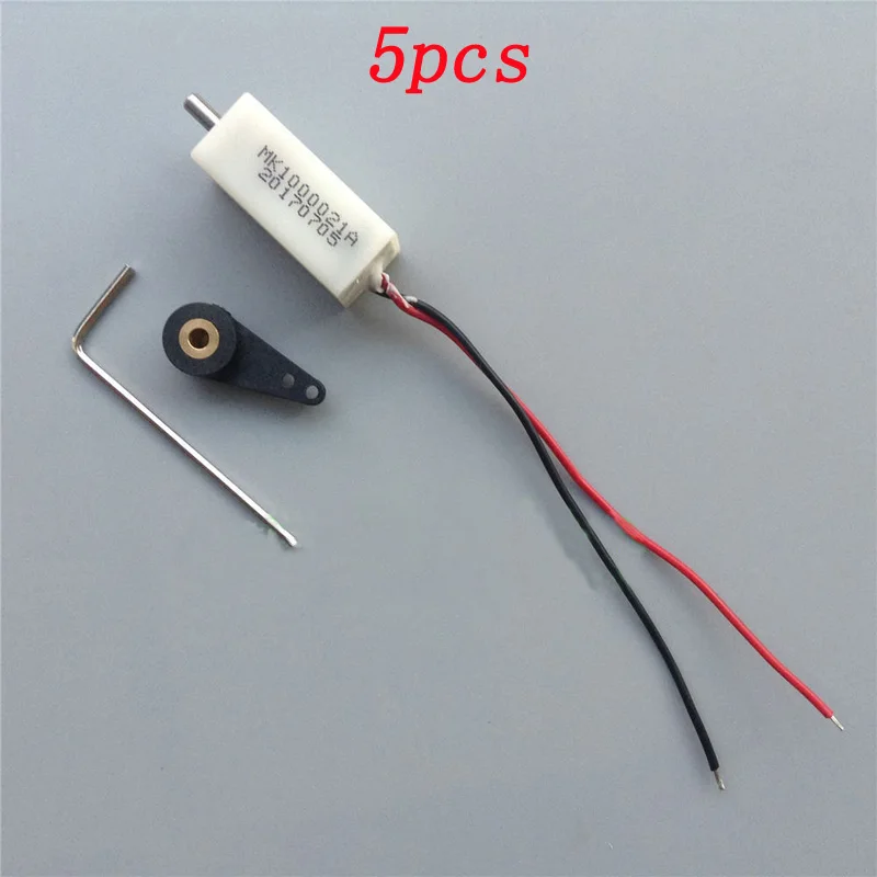 

5pcs DC 3V-6V N20 Speed Reduction Motor Waterproof Large Torque Gearmotor with 3mm D-shaped Steering Arm for RC Bait Boat Power