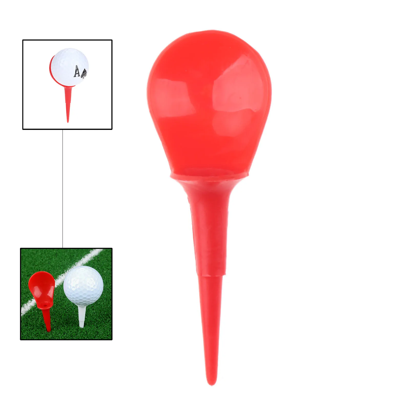 

30pcs Plastic Chair Shape Golf Club Practice Training Accessories Golfing Tool 3 1/4 Inch 83mm Golf Tees Multi Color