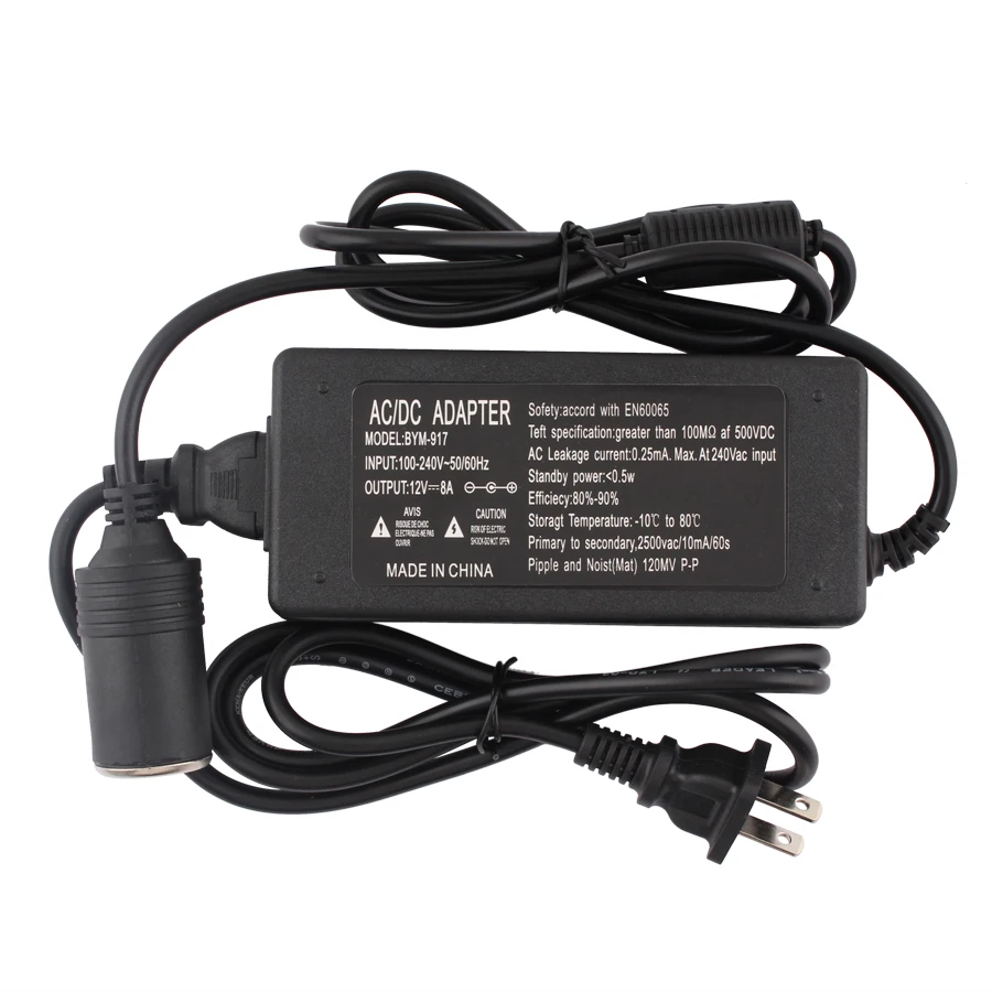 AC Power Supply Adapte DC 2A 5A 8A 10A Power Adapter 110V 220V to 12V Car Cigarette lighter Converter inverter 220V 12V lighter