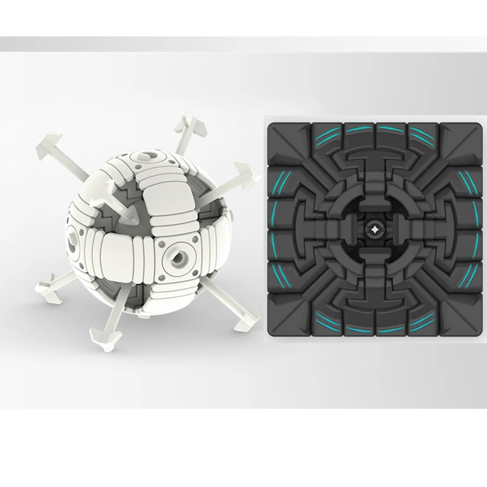 IQ-Cubes YJ YuShi M Магнитный 6x6 куб высокоскоростной куб головоломка магический Профессиональный обучающий и развивающий куб Magicos детские игрушки