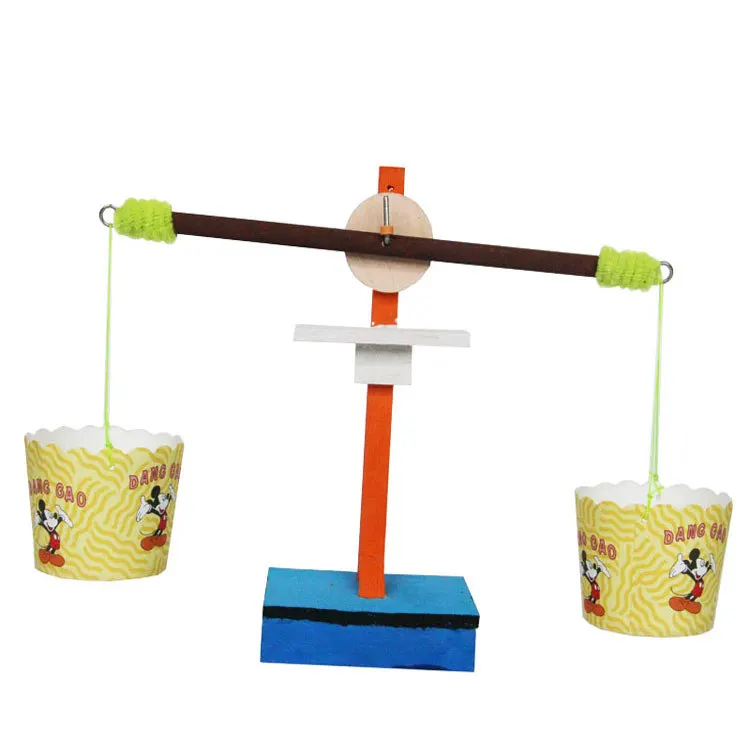 

Children Science And Technology Small Production Handmade DIY Balance Toy Model Science Experiment Assembled Educational Materia