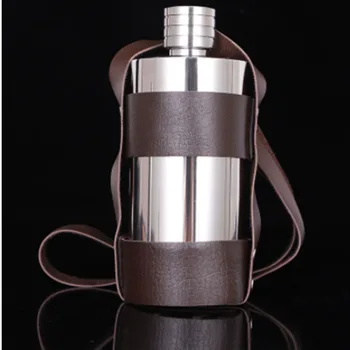 

Portable Stainless Steel Hip Flask Wisky Flagon 500ml 1000ml Whiskey Whisky Flask for Alcohol Alkohol Bottle Man Groomsmen Gifts