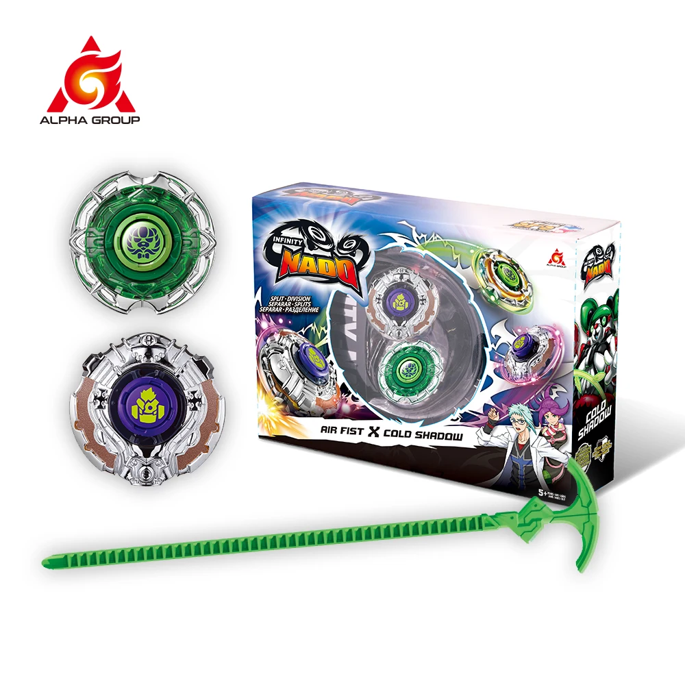 Gyro Infinity Nado 3 Stunt Set Toy Combination Transforming Split Arena Launcher Spinning Top Battle Set Kids Toys Beyblade Toy 12