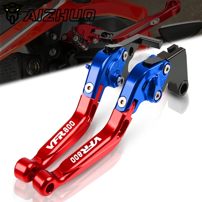 

Рычаги тормоза сцепления мотоцикла для HONDA VFR800 VFR 800 VTEC 2002-2008 CNC, алюминиевые выдвижные регулируемые аксессуары для ручного тормоза