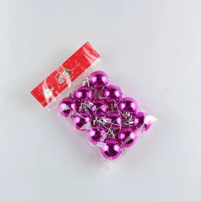 Rose red Christmas Xmas Tree Ball - Цвет: Rose red